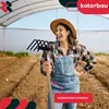 KOTARBAU® Gartenhacke 4-Zinkige mit Holzstiel 120 cm Hacke Produktbild-Vorschau 4