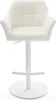 DELIFE Barstuhl Yulo-Flex Bouclé Soft Beige Drehfuß Produktbild-Vorschau 2