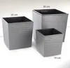KADAX "Tres" květináč, plastový květináč, květináč 30 cm, Náhled obrázku produktu 2