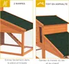 PawHut Clapier cage š€ lapins rongeurs XXL 2 šŠtages 2 Voir les images du produit 7