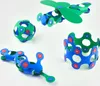 Set Clixo da costruzione con magneti, Itsy pack Blu-Verde Anteprima dell’immagine prodotto 6