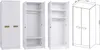 DESIGN MÖBEL Gustavo 13 – Kleiderschrank 75x195x54 cm, 2 Produktbild-Vorschau 2