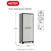 Keter Universalschrank Titan Schwarz und Grau 182 cm Produktbild-Vorschau 6