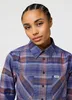 Wrangler | Camicia western da donna, multicolore, stile Anteprima dell’immagine prodotto 4