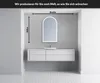 Unregelmäßiger asymmetrischer Spiegel mit LED Beleuchtung Produktbild-Vorschau 2