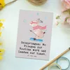 Mr. & Mrs. Panda Postkarte Skispringen Kunstflug - Grau Produktbild-Vorschau 2