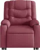 vidaXL Relaxsessel mit Aufstehhilfe Weinrot Stoff Produktbild-Vorschau 4