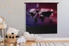 MuchoWow® Wandteppich Wandbehang Weltkarte - Aquarell - Produktbild-Vorschau 3