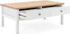 Calicosy - Tavolino 2 cassetti L100 cm - Decorazione bianco Anteprima dell’immagine prodotto 14