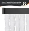 Rideau en velours 56x185 bandes unies blanc Voir les images du produit 2