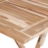 vidaXL Klappbarer Gartentisch Natur 120 x 70 x 75,5 cm Produktbild-Vorschau 7
