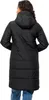 A woman wearing a black winter jacket. Produktbild-Vorschau