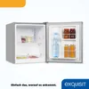 An open mini-refrigerator showing its contents. Produktbild-Vorschau