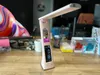 Vouwbare bureaulamp, nachtlamp, klok met LED-display, roze Productafbeelding-voorbeeld 7