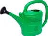 A green watering can with a black sprinkler head, shown against a white background. Voir les images du produit