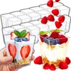 Fingerfood Becher 160ml klar eckig 7,5 x 6 cm 20 Stück Produktbild-Vorschau 1