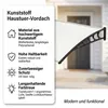 Mucola Haustürvordach Pultvordach Haustürüberdachung Tür Produktbild-Vorschau 2