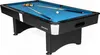 A billiard table with balls and cues on a white background. Produktbild-Vorschau