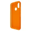 An orange phone case is shown against a white background. Náhled obrázku produktu