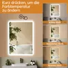 Badspiegel-mit-Beleuchtung 150x90cm - Badezimmerspiegel LED Produktbild-Vorschau 4