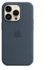 silikonowe etui na iPhone'a 14 Pro z MS - Storm Blue Podgląd zdjęcia produktu 8