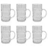 6er Set Maßkrug 1 Liter aus robustem Glas Klassischer Produktbild-Vorschau 1