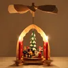 BRUBAKER Pyramide de Noël en bois à 1 étage - 30 cm - Sapin Voir les images du produit 4