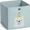 ZELLER Boîte de rangement pour enfants textile, bleu pâle, Voir les images du produit 6