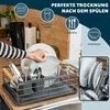eluno Abtropfgestell mit Abtropfschale für Geschirr, inkl. Produktbild-Vorschau 3