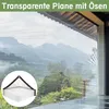Transparente Plane mit Ösen 3x3m wasserdicht und Produktbild-Vorschau 5