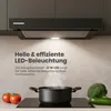 Heinner HTCH-MD400BK Einbau-Dunstabzugshaube 60 cm, 400 Produktbild-Vorschau 2