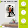 ARTland Poster Leidenschaftliches Tanzpaar Größe: 45x60 cm Produktbild-Vorschau 2