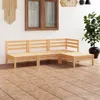 vidaXL 4 tlg. Garten Lounge Set Massivholz Kiefer - Produktbild-Vorschau 2