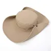 Sonnenhut Herren – Anglerhut Schwarz – breite Krempe, Produktbild-Vorschau 7