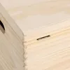 A close-up view of a wooden storage box. Náhled obrázku produktu