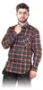 Flanellhemd Reis Kf-Gpxl Schutz, Dunkelblau-Orange, XL Produktbild-Vorschau 2