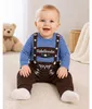 BONDI Baby Strampler "Gipfelkraxler" 91837 | Stripe blue Produktbild-Vorschau 3