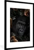 MuchoWow® MuchoWow® Gerahmtes Poster Gorilla - Blumen - Produktbild-Vorschau 1