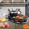 Syntrox Germany Raclette Fondue Set 8 Personen heißer Stein Produktbild-Vorschau 5