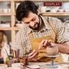8 Stück Töpferwerkzeug Set Keramik Werkzeug DIY Grabstichel Produktbild-Vorschau 5