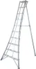 Niwaki Aluminium 3-Holm-Gartenleiter Silber 231x148x303 cm Produktbild-Vorschau 1