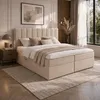 Lit boxspring QLA Bergamo 180x200 cm avec matelas à Voir les images du produit 1