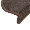 vidaXL Tappeto per gradini 15 pezzi 65x24x4 cm Marrone Anteprima dell’immagine prodotto 11