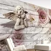 Vlies Fototapete - Angel and Calm 150x105 cm Blumen Produktbild-Vorschau 2