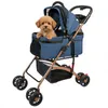 2 in 1 Hundewagen,Hundebuggy mit abnehmbarem Träger, Produktbild-Vorschau 1