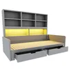 Letto a terra Flieks 90x200 cm con rete a scomparsa, divano Anteprima dell’immagine prodotto 9