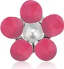 LUISIA Ohrstecker Blume - 925 Sterling Silber Pink Produktbild-Vorschau 3
