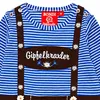 BONDI Baby Strampler "Gipfelkraxler" 91837 | Stripe blue Produktbild-Vorschau 6