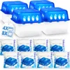 A product shot of multiple dehumidifier boxes and refill packs arranged on a white background. Produktbild-Vorschau