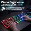 Clavier Backlit Gaming RGB LED Lighting pour PC Laptop PS3 Voir les images du produit 19